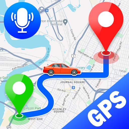 GPS Voice Navigation: Live Map